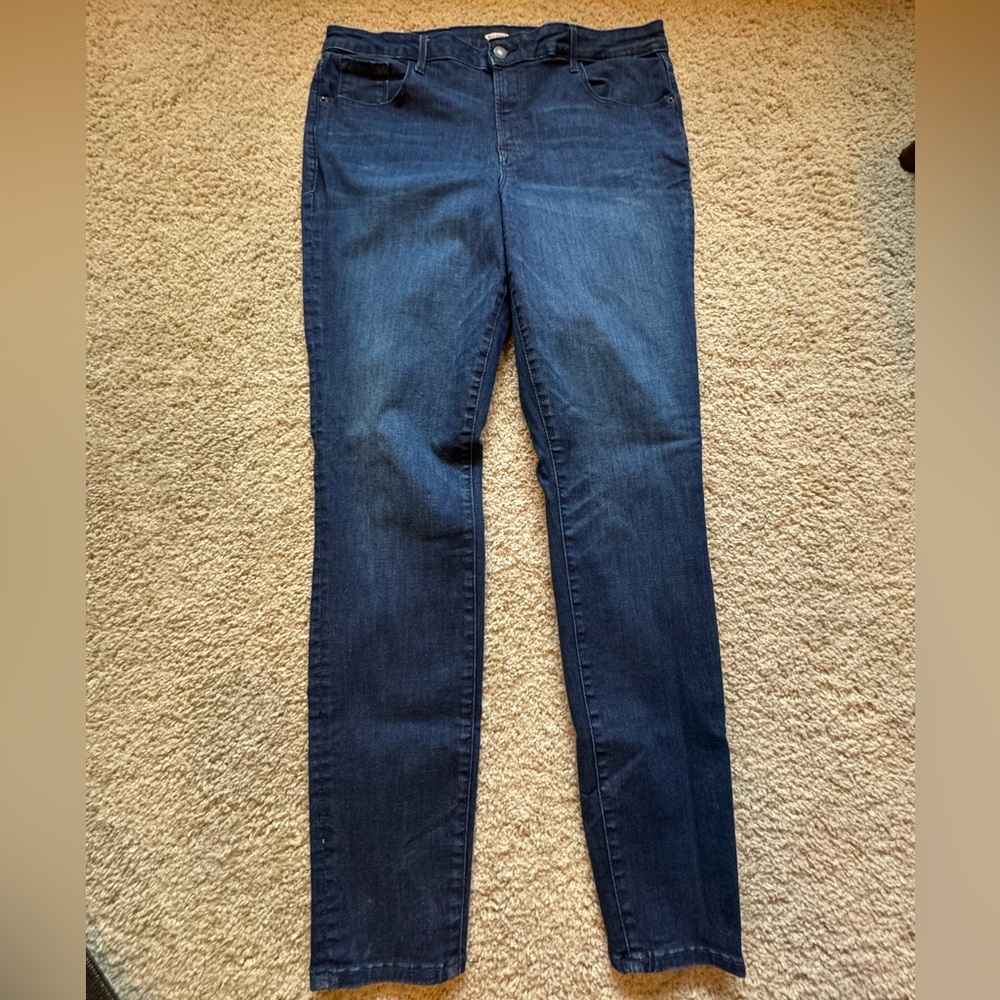 Old Navy Rockstar Dark Blue Skinny Jeans